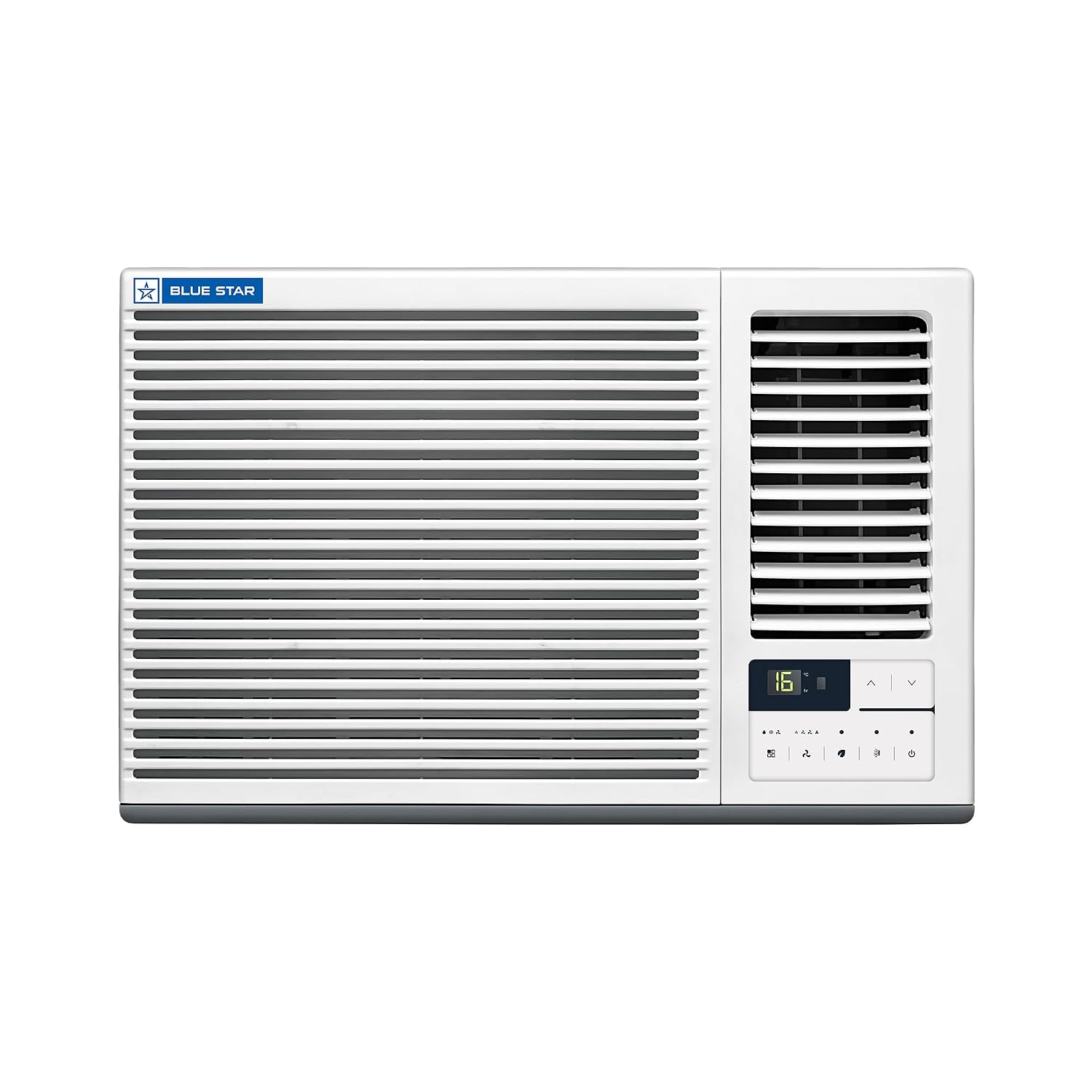 Blue Star 1.5 Ton 3 Star, New Star Rated, Inverter Window AC (Copper, 2 Way Swing, Multi Sensors, Blue Fins, Self Diagnosis, WIA318GXU, White)