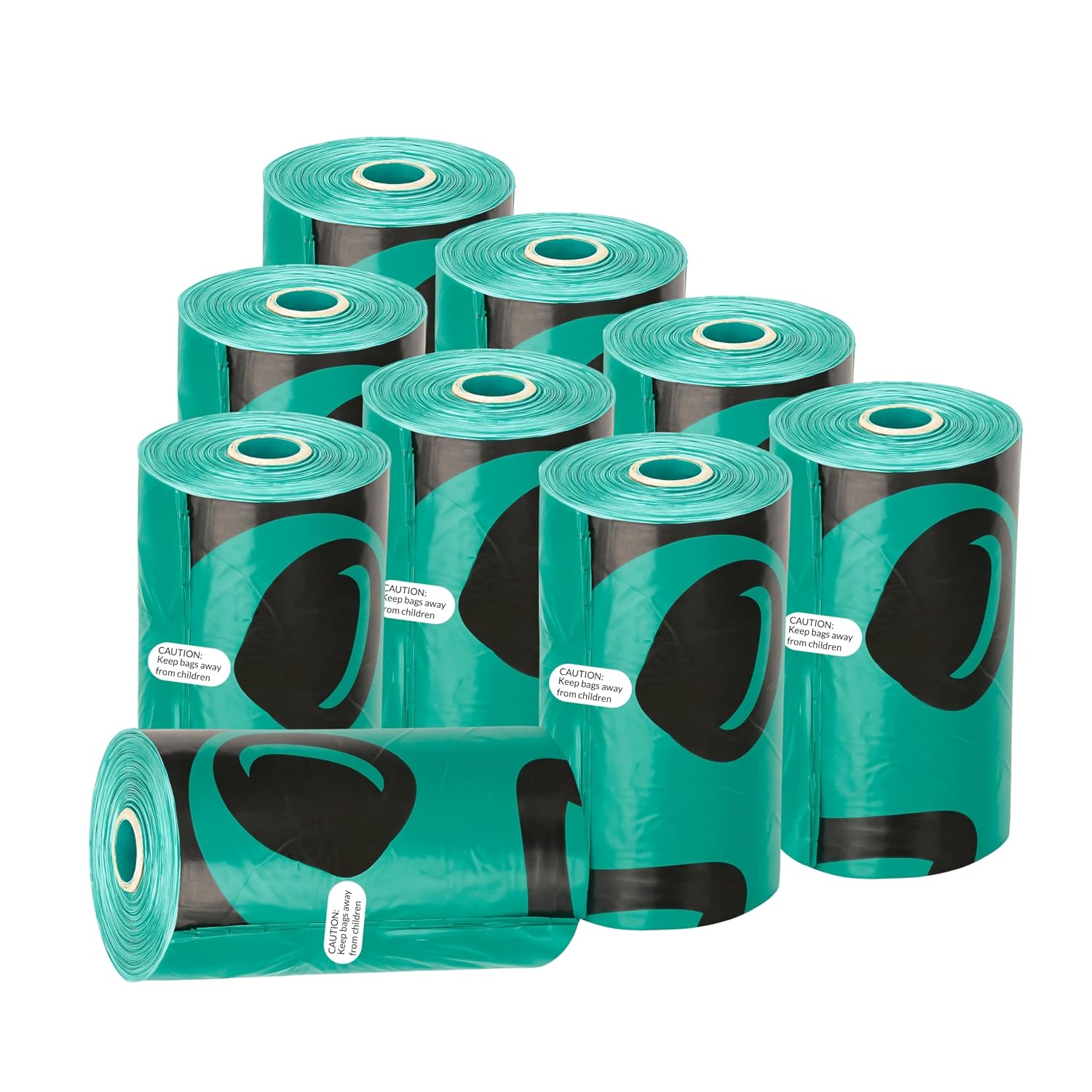 Foodie Puppies 15 Micron Extra-Thick Biodegradable Pet Poop Bags 135 Bags (9 Rolls x 15 Bags Per Roll) | Leak-Proof, Eco-Friendly, Dog & Cat Waste Disposable Pick-Up Bags (32cm x 22cm Poly Size)