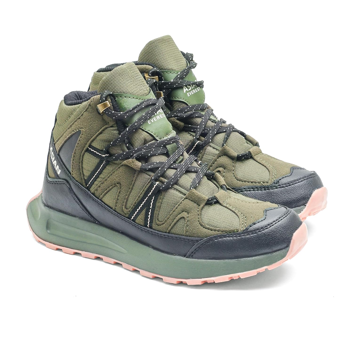 ASIAN Everest W-21 Women’s Trekking & Hiking Shoes | Durable Outdoor Footwear with Anti-Slip Outsole, Soft Cushion Comfort & Water-Resistant Upper | Ideal for Travel, Biking & Trails