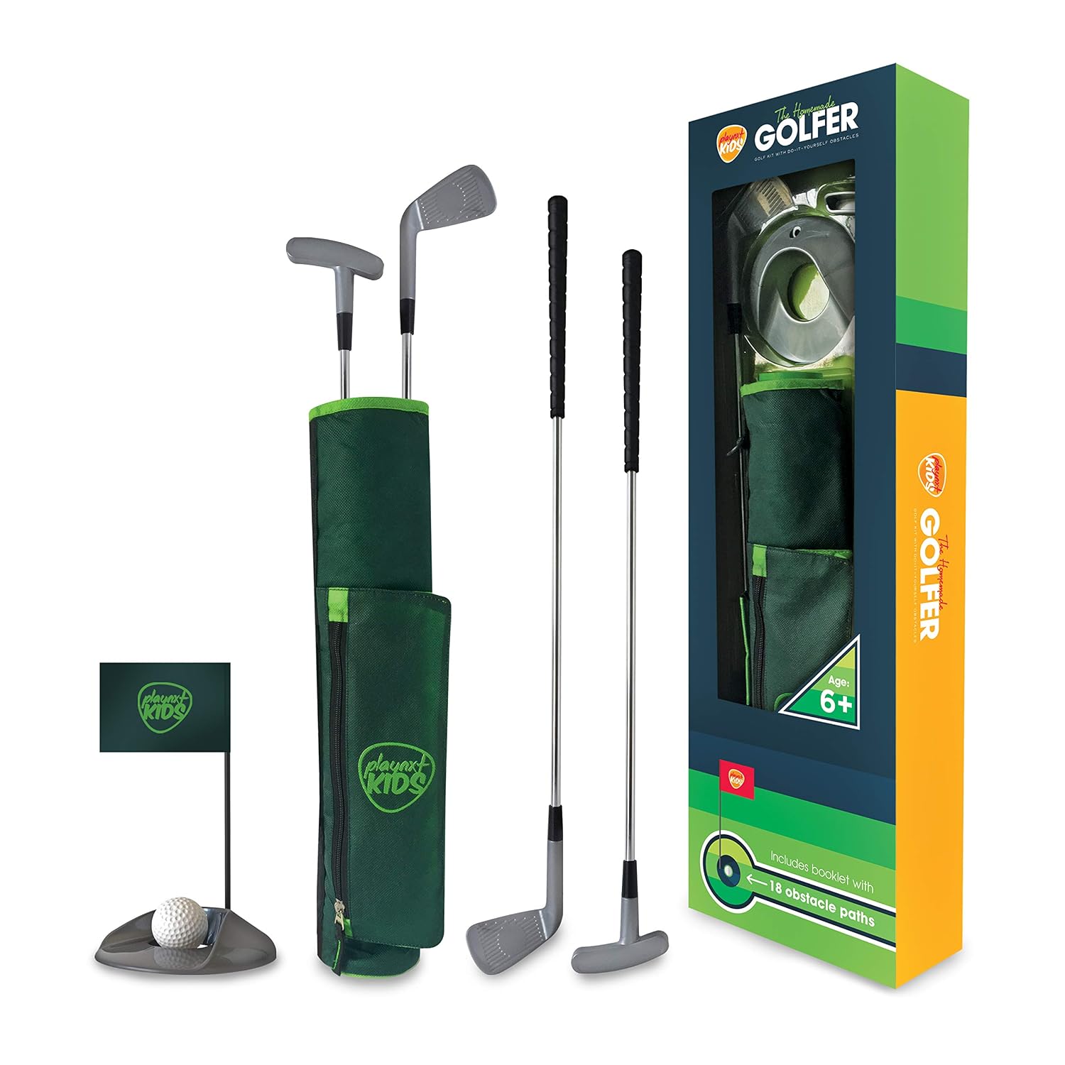 Outdoor Toys,Golf Set for Kids, Indoor Outdoor Games for Kids, Gifts for 6 Year Old Plastic Golfer Set, Multicolor Educational Obstacle Course Toy & Gift for Boys & Girls Age 6, 7, 8 Year Old