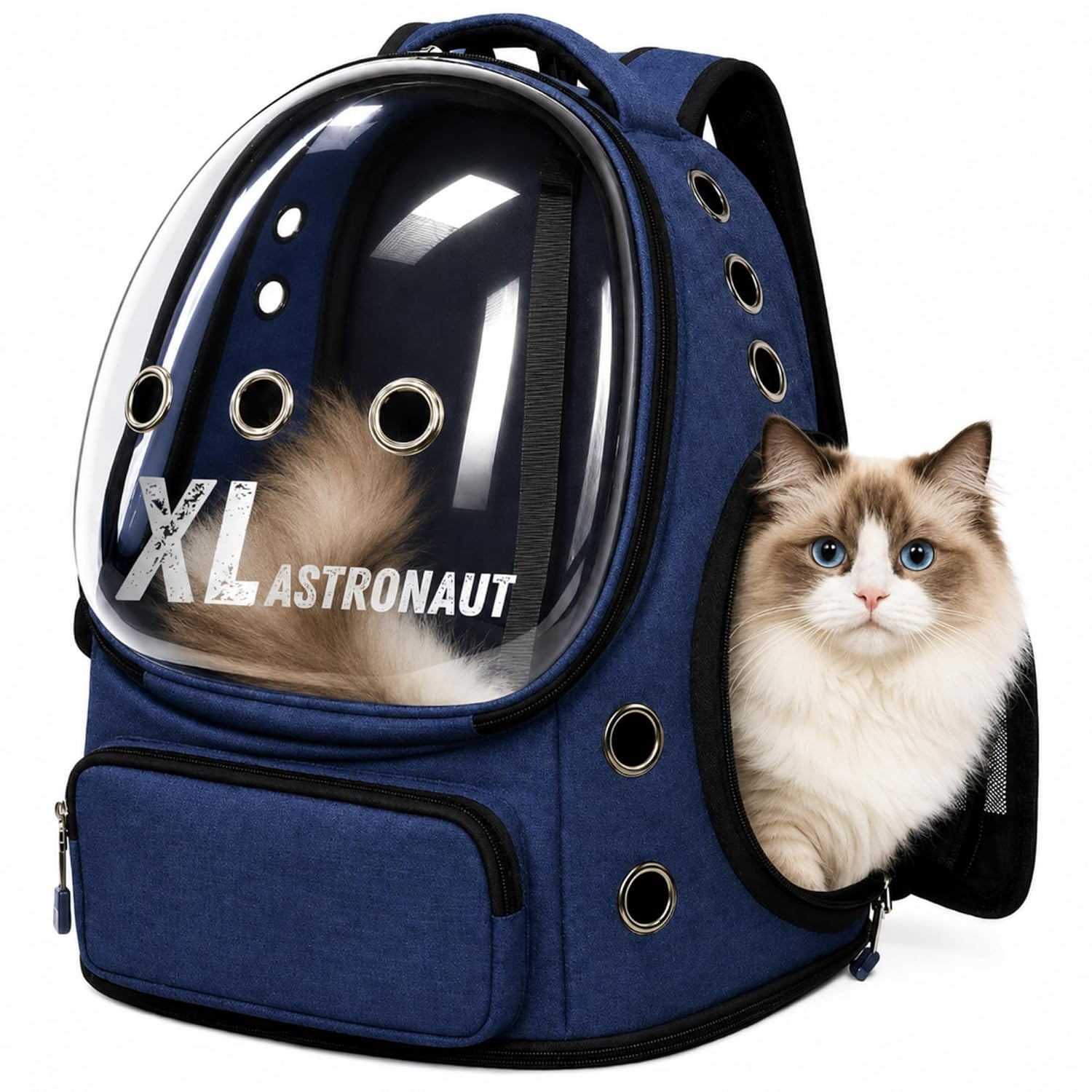 Buraq XL Astronaut Bubble Cat Backpack Carrier for Travel & Outdoor Use