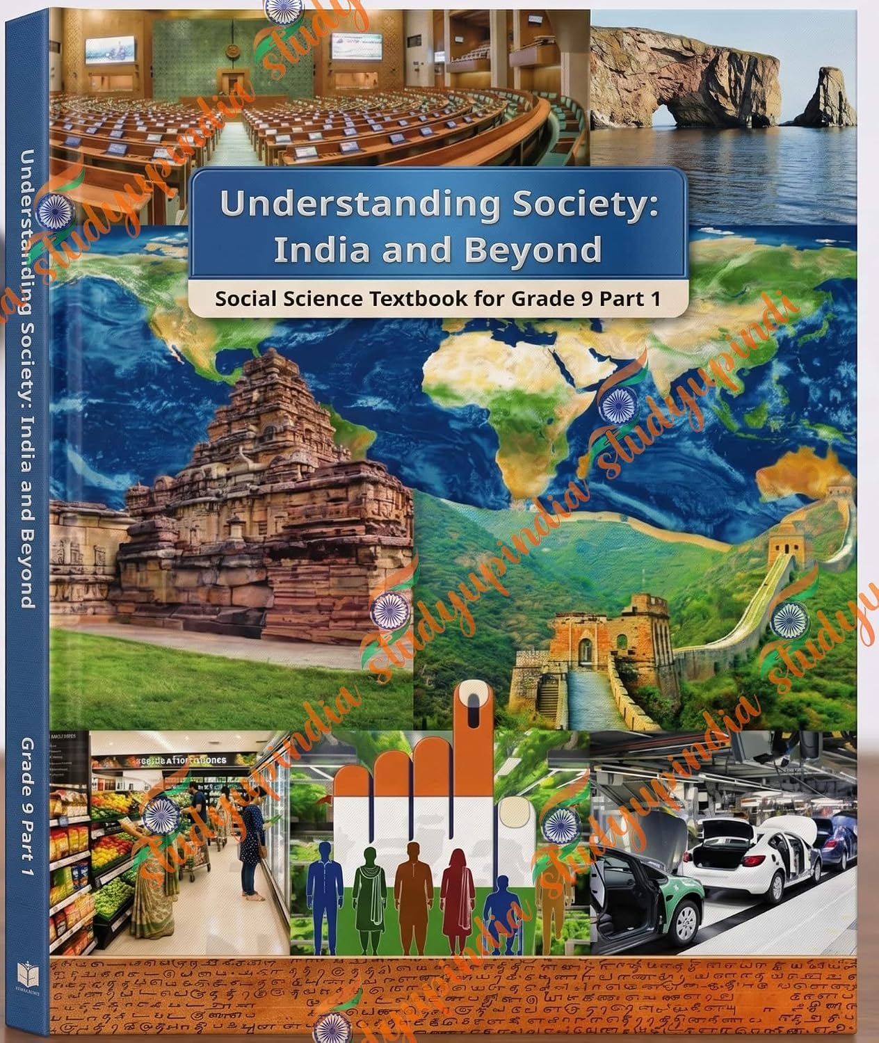 NCERT CLASS 9 Understanding Society – India and Beyond, Textbook of Social Science for Grade 9, Part 1 908 (ENG MED)