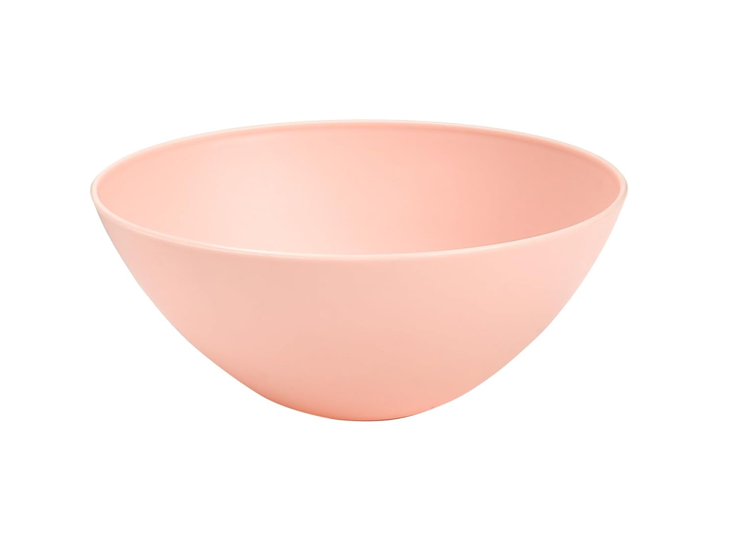 All Time Plastic Mixing Bowl 2200ml | BPA Free Food Grade Kitchen Bowl for Mixing, Serving & Food Preparation | Lightweight Durable Reusable Utility Bowl for Dough, Batter, Salad & Snacks | Pink 22cm