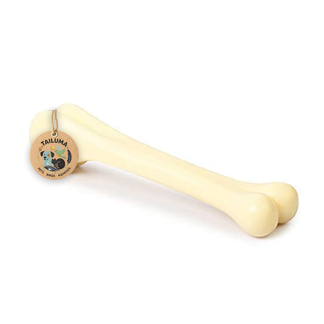 Dog Chew Bone Toy – Durable Dog Chewing Bone for Puppies & Dogs, Teeth Cleaning Chew Toy, Bite Resistant Pet Toy for Small, Medium & Large Dogs (Pack of 1)