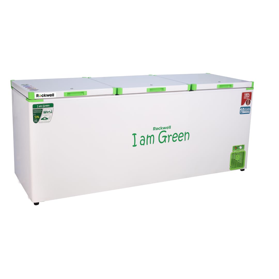 Rockwell 910 Deep Freezer, 5 Star, 10 Year Warranty, Upto 53% Power Savings