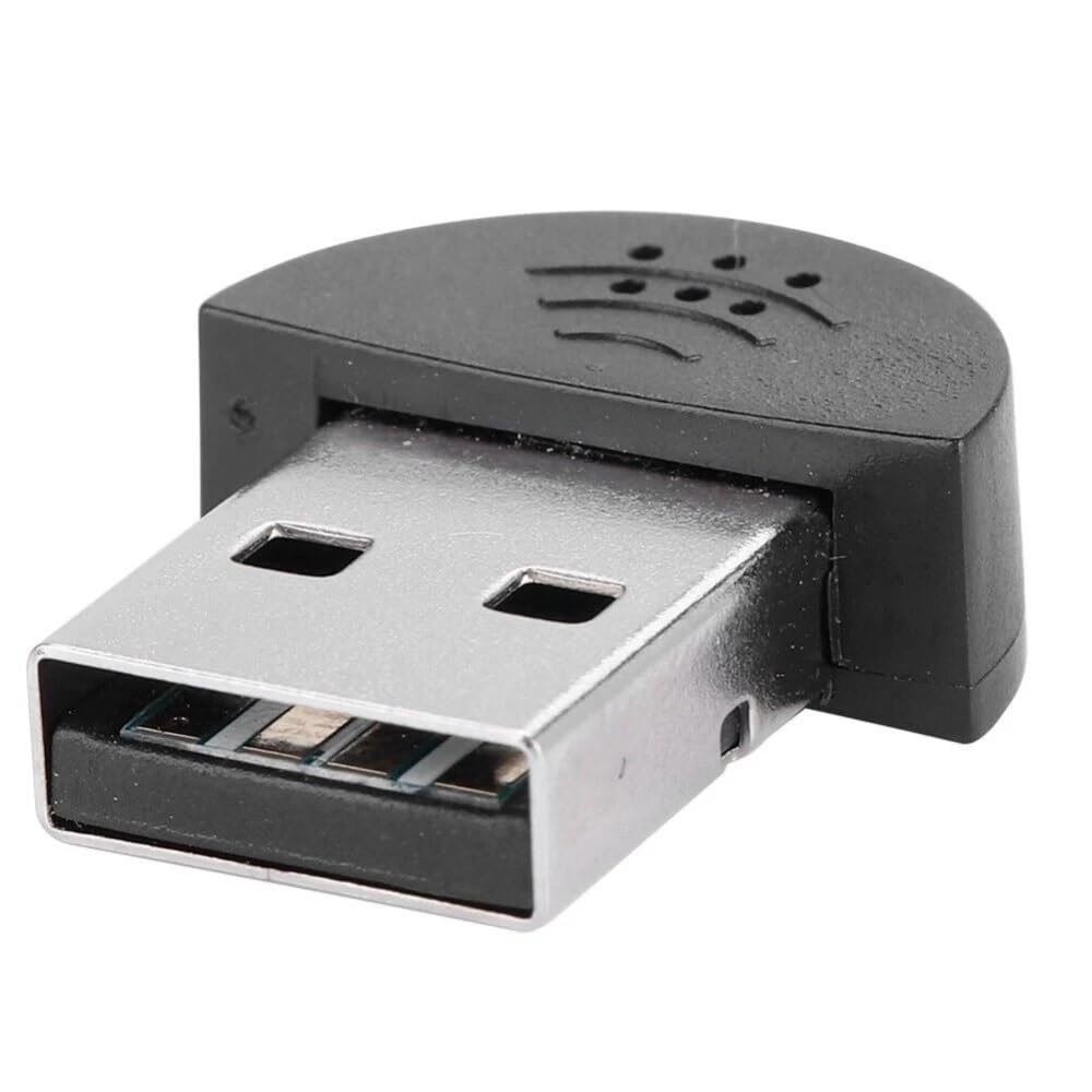 USB 2.0 Mini Microphone Voice Recognition Portable Studio Speech Mic Audio Adapter for PC, Laptop