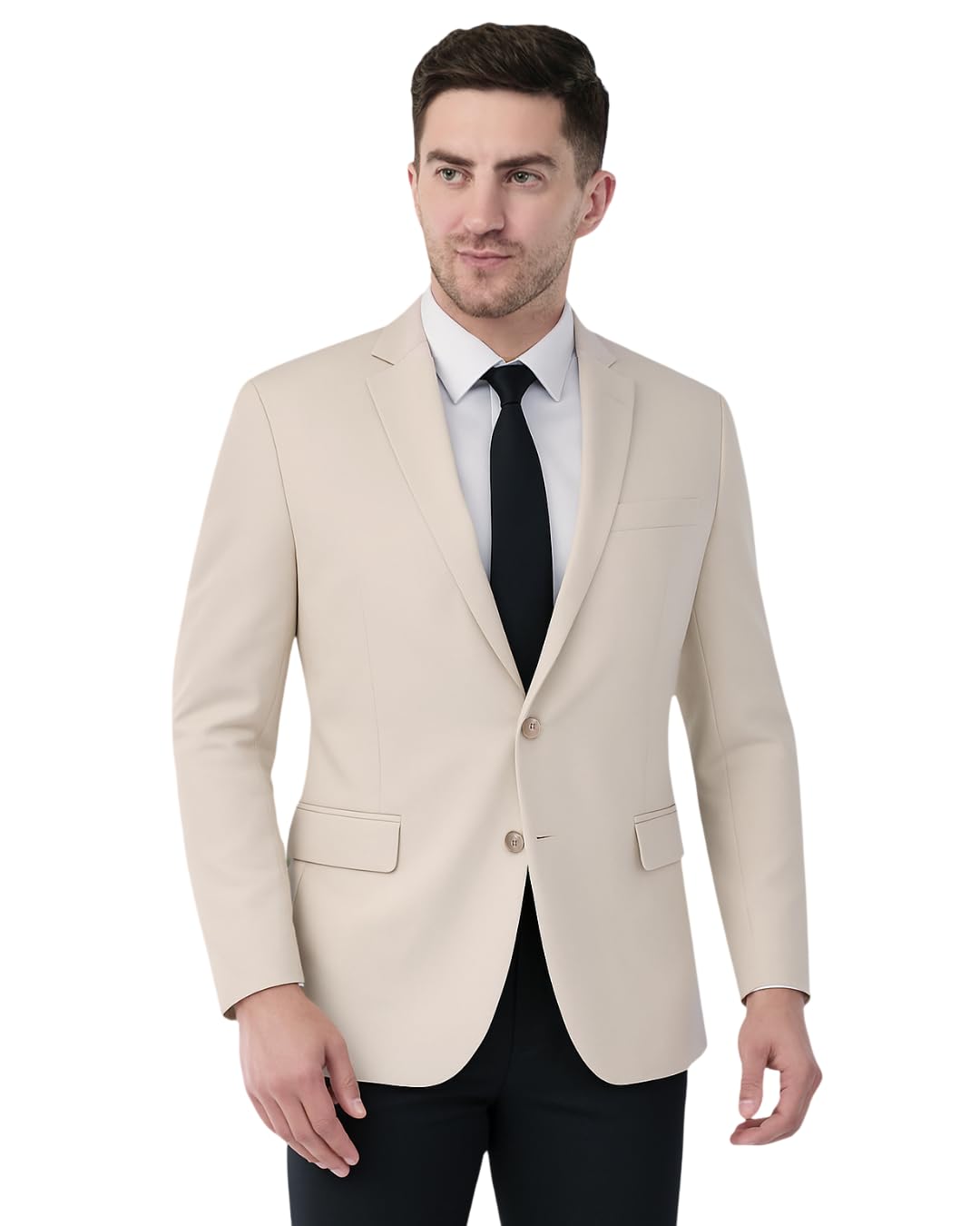 SaintX Men’s Formal Blazer | Fully Lined | Slim Fit | Professional Jacket | Premium Business Formal Suit | Office | Wedding | All Purpose