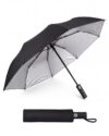 Destinio Umbrella for Man – Large Size, Fully Automatic, Windproof Fibreglass Ribs, UPF 50+ Sun Protection, Premium 210T Pongee, Foldable Travel Umbrella for Rain for Men and Women – 3 fold Compact Easy to Carry (Auto open auto close)