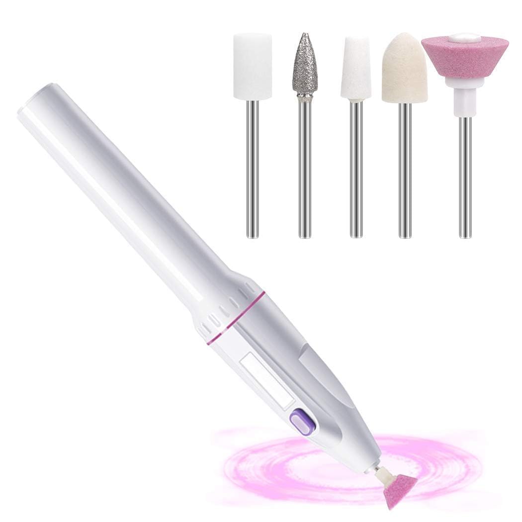 5 in 1 Electric Nail Drill Machine Kit – Manicure Pedicure Grooming Tool with Nail Grinder, Polisher & Drill Bits | Automatic Nail Care Set for Salon & Home Use