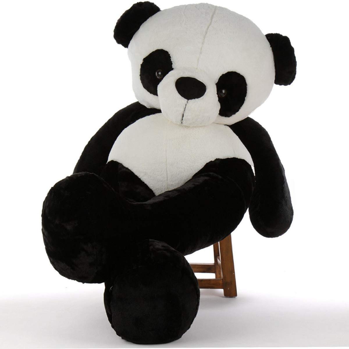 HUG ‘n’ FEEL SOFT TOYS 5 Feet White& Black Panda Giant Teddy Bear Soft,Plush,Cuddly Stuffed Animal for Kids, Birthdays, Anniversaries, Valentine’s Day,Special Occasions Large Huggable
