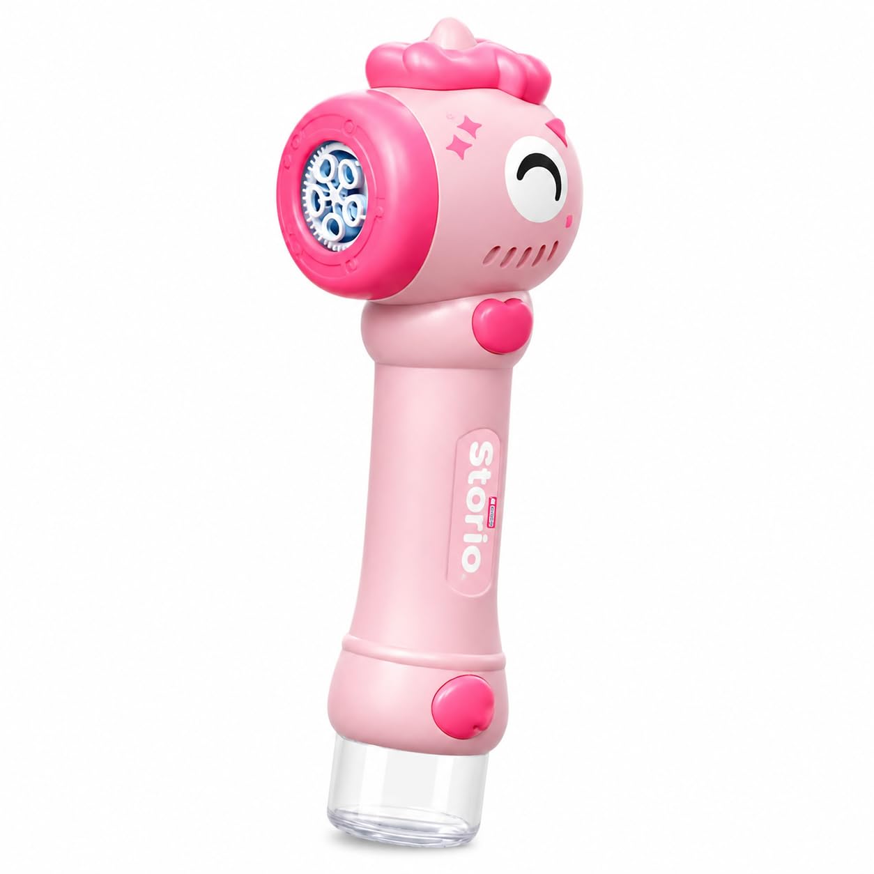 Storio Bubble Wand Machine for Kids 3+ Years – Unicorn | Automatic Bubble Maker Toy with LED Lights & 12 Bubble Holes | Outdoor Bubble Toy for Boys Girls | Birthday Return Gifts Party Favors for Kids