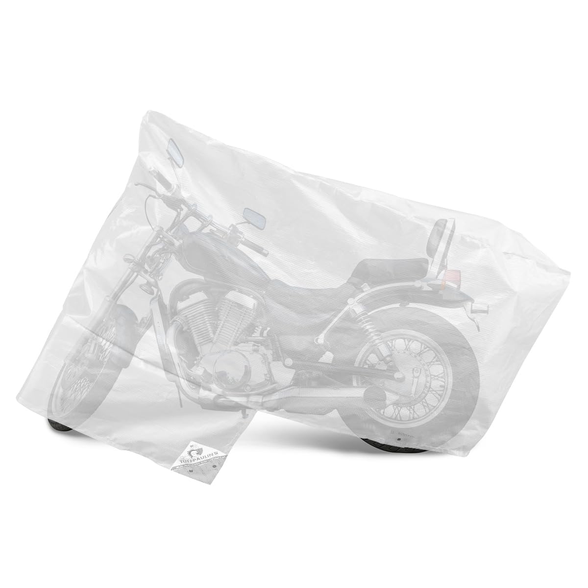TUFFPAULIN XXL Transparent Bike Cover UV Protection Dustproof