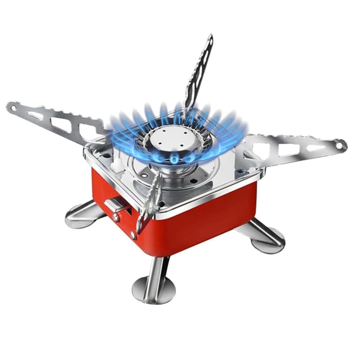 Gadget Deals- camping gas stove – Outdoor Stove | camping stove – 2800W- Ultra Light Folding Picnic Cooking Gas Burners Folding Stove With Storage Bag – Emergencey stove, Stainless Steel
