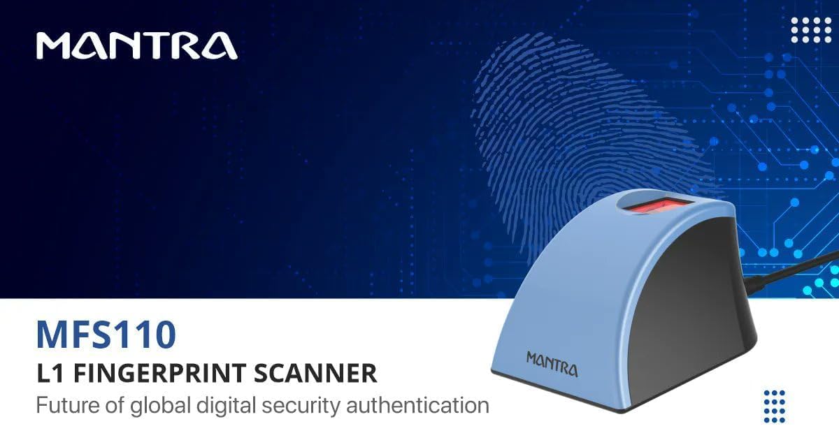 Mantra MFS110 L1 Biometric Fingerprint Scanner