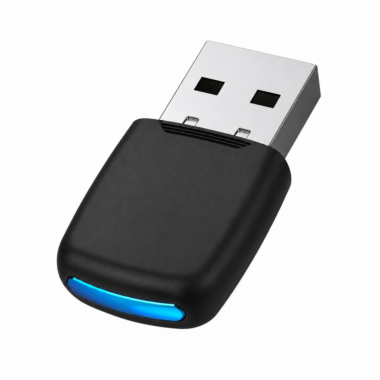 UNIGEN USB WiFi 300 Mbps Dongle Adapter for Desktop PC with Led Light, WiFi 6 Receive with 2.4GHz, 300m External Wireless Network Card Supports Windows 7/10/11 Free Drive 802.11ax