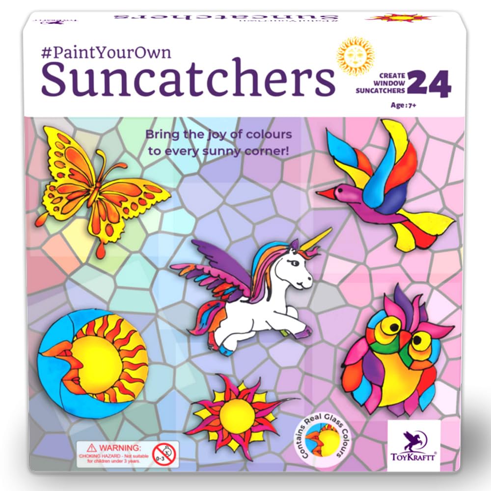 DIY Glass Painting Kit for Kids & Teens – Paint Your Own Suncatchers