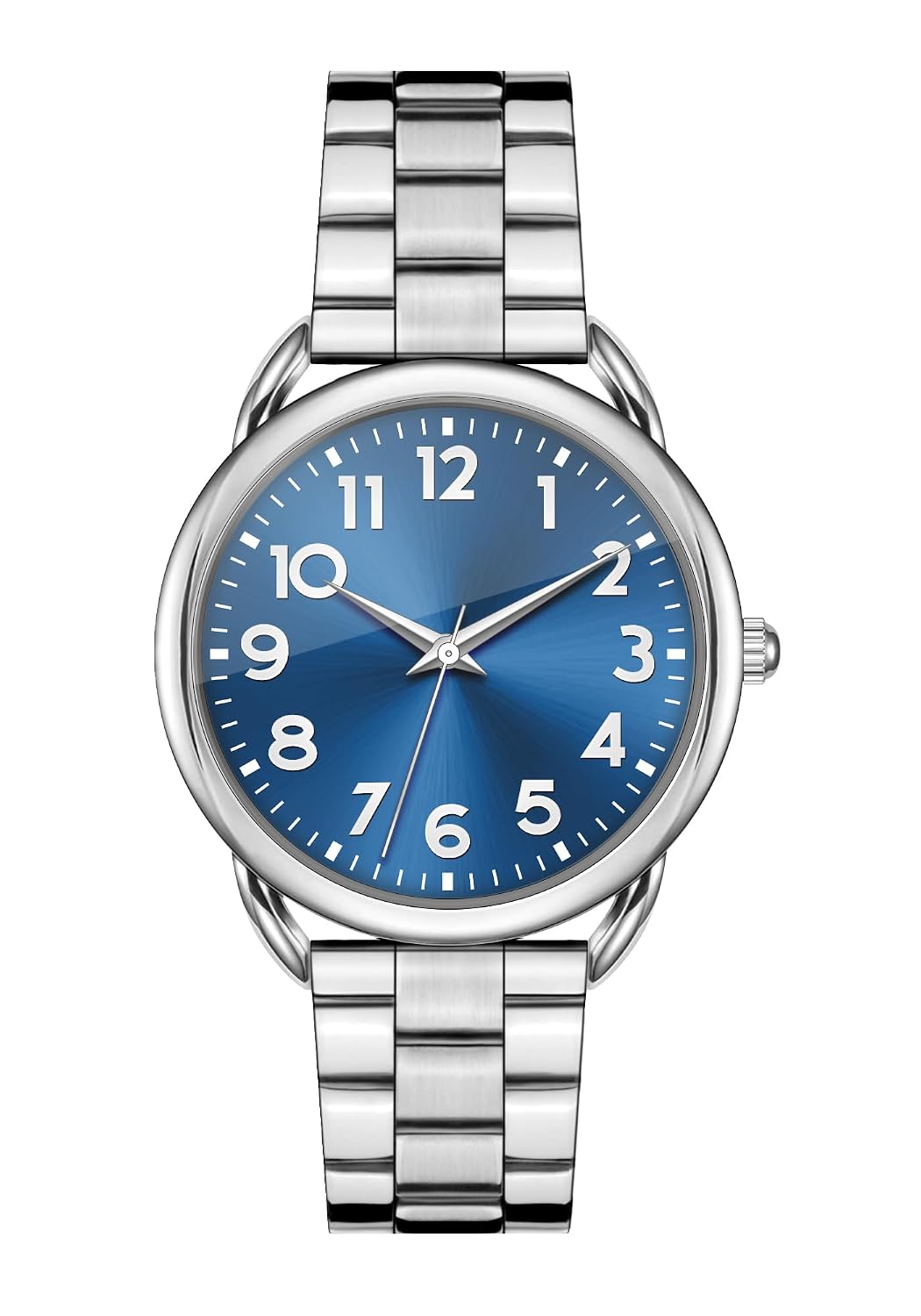 Asan Ge Women Watch Business Classic Stainless Number Quartz Female Watches for Lady Waterproof Easy to Read Fashion Female Wristwatch