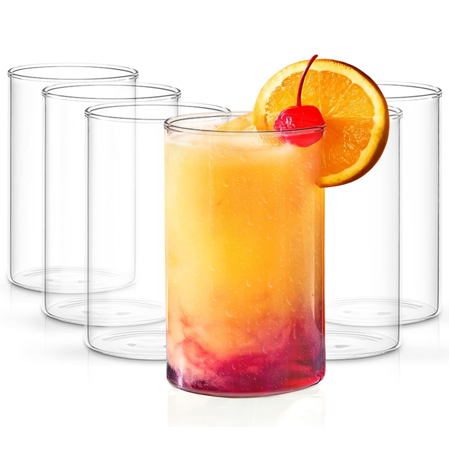 Borosil – Vision Glass Set, 295 ml, Set of 6, Transparent