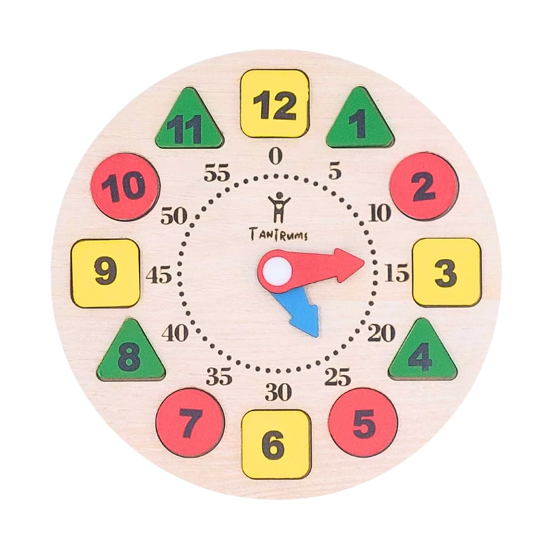 Learning Clock with Time Flash Cards