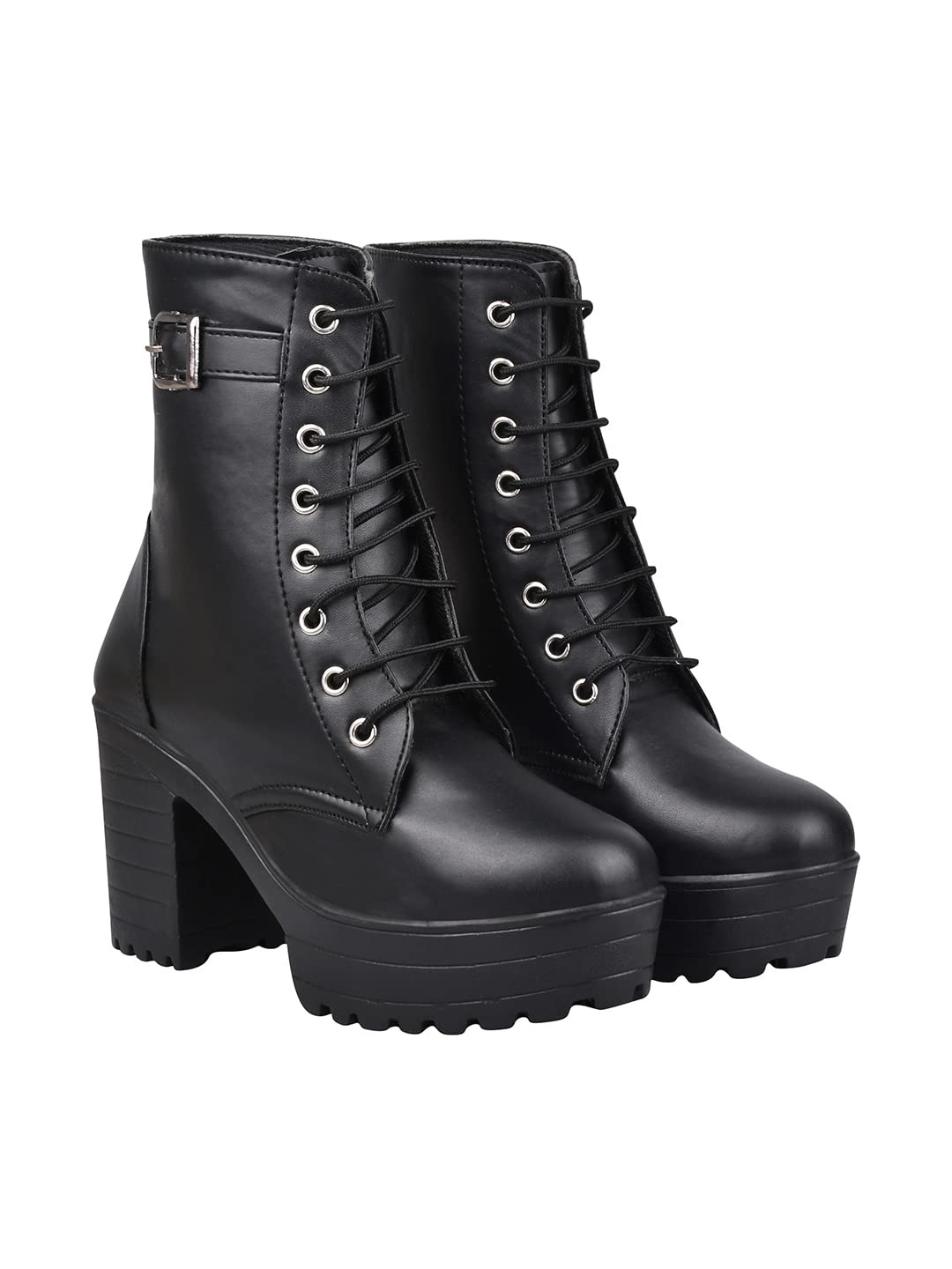 Shoetopia Women’s Block Heel Boots