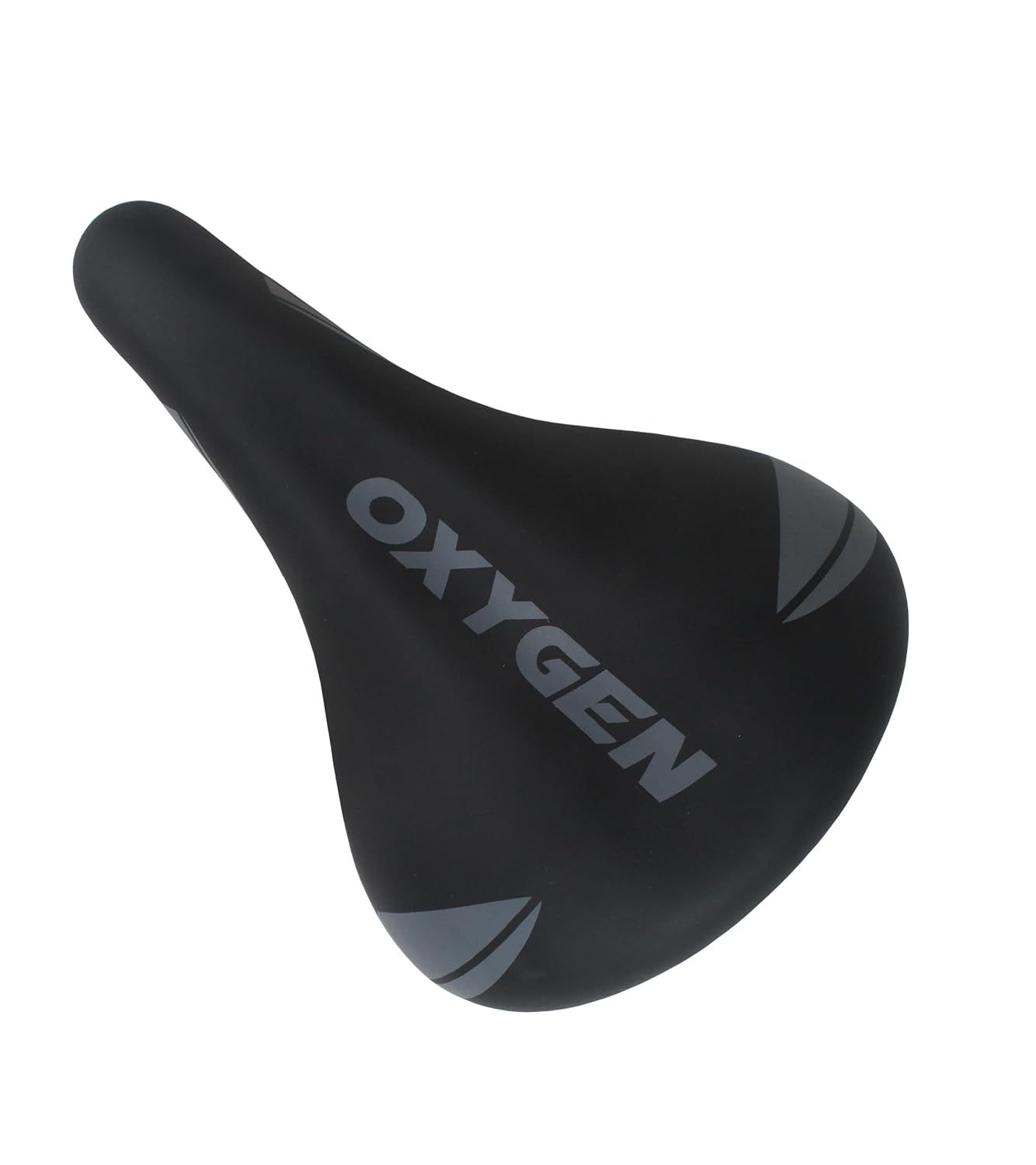 OXYGEN Bicycle Seat Memory Foam Cycle Seat for Mountain Bike MTB Road City Cycles Ergonomic Shock Absorbing Cushion Replacement Saddle Waterproof Ranger Cycle Seat for Men Women Adult Black 260x180mm
