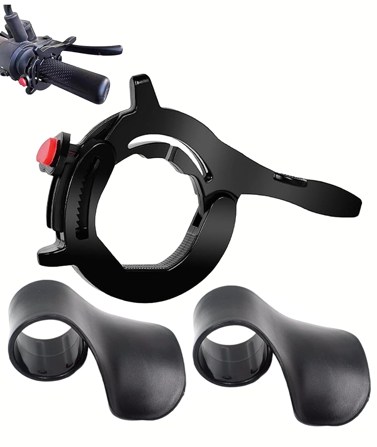 3-Pcs Throttle Lock Cruise Control for Bike, Bike Cruise Control for Long Rides, Cruise Control for Motorcycles, Cycle Hand Grip for Commuting and Touring