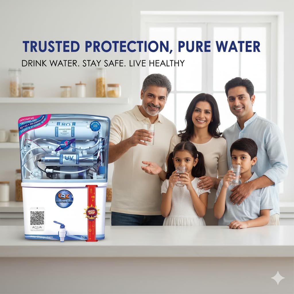 Rk Aqua Fresh India Alpha Jet Pro+ Ultra Alkaline++(RO+UV+UF+COPPER+ZINC+CALCIUM+TDS ADJUSTER)Best For Home/Office Purpose | 15LPH | 12litrs Maintain By Rk Aquafresh