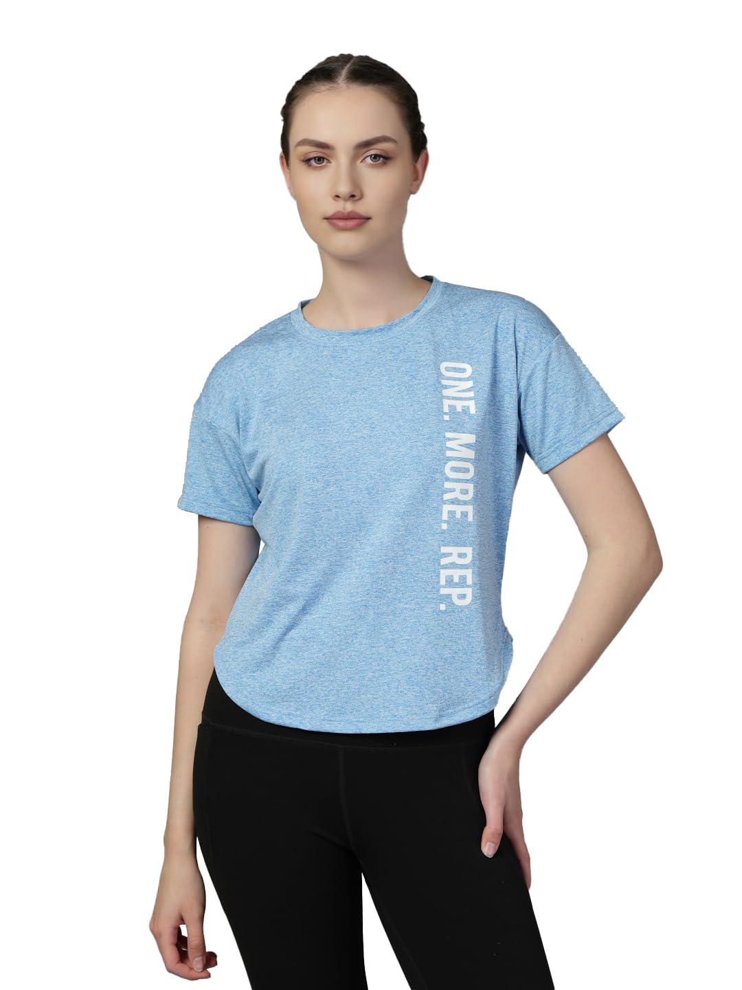 CHKOKKO Stylish Activewear Gym Tshirt for Women Workout Sports T Shirt