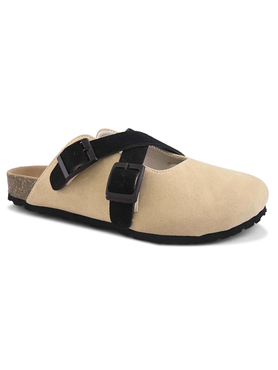 Big Fox Men’s Premium Closed-Toe Comfort Sandals with Adjustable Buckles | Cushioned Footbed | Casual