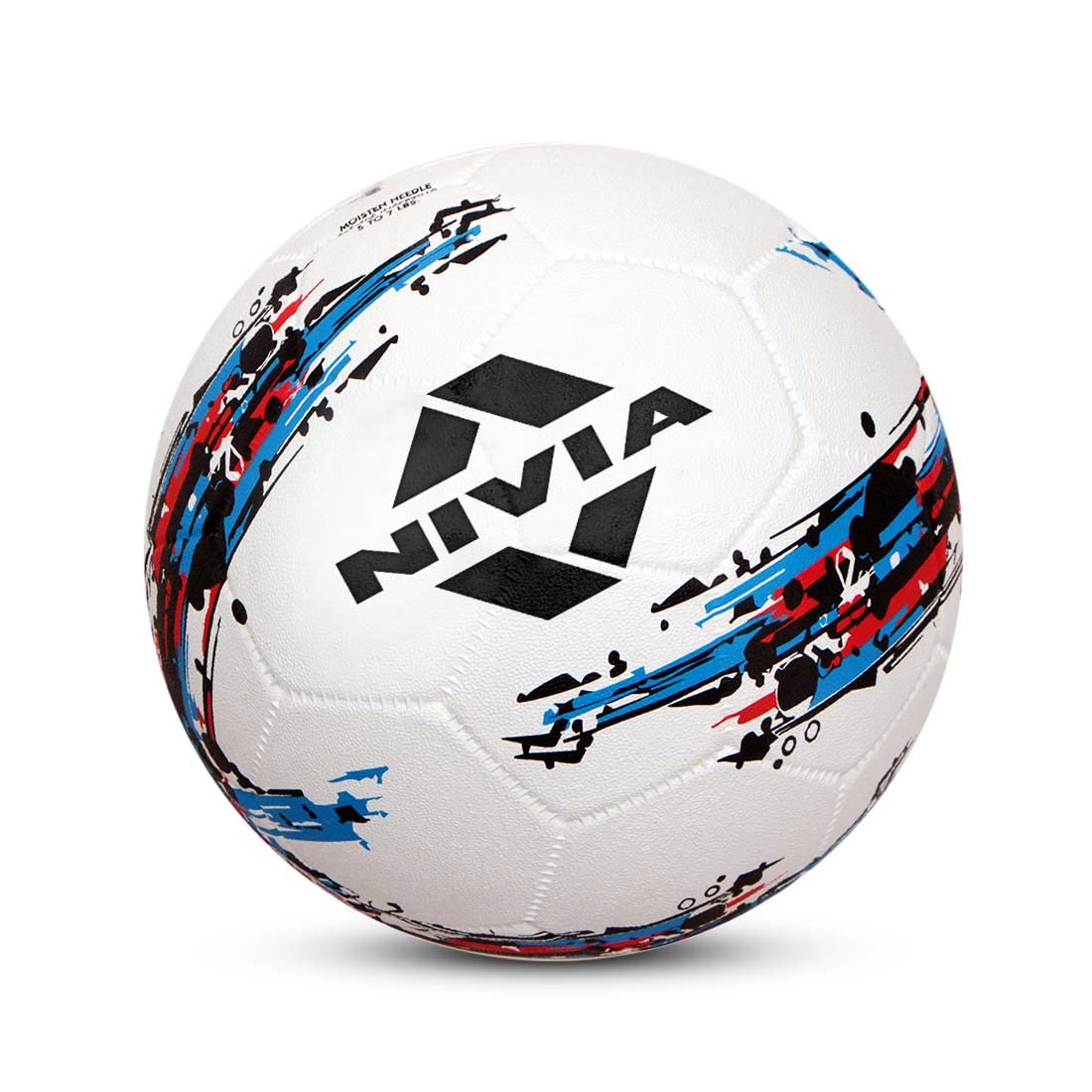 Nivia Storm Football – Size 5 (White), Rubber