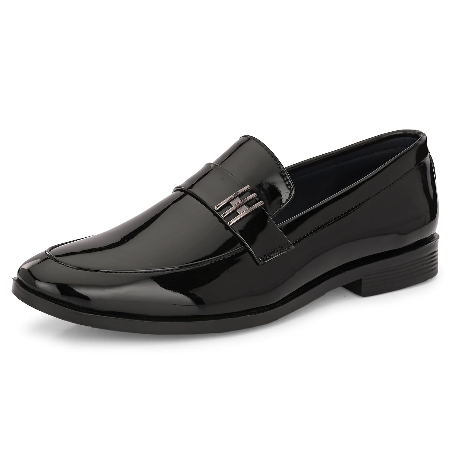 Centrino Formal Shoes for Men | Slip-On Dress Shoes with Cushioned Insole | Comfortable & Stylish Non Lace-Up Design for Office (9705)