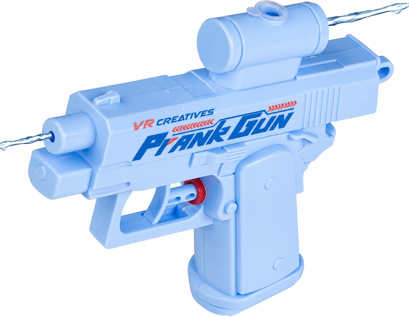 Prank Two-Way Water Gun, Blue, ABS, Reverse Squirt Toy for Kids and Adults, Holi Party Office Fun