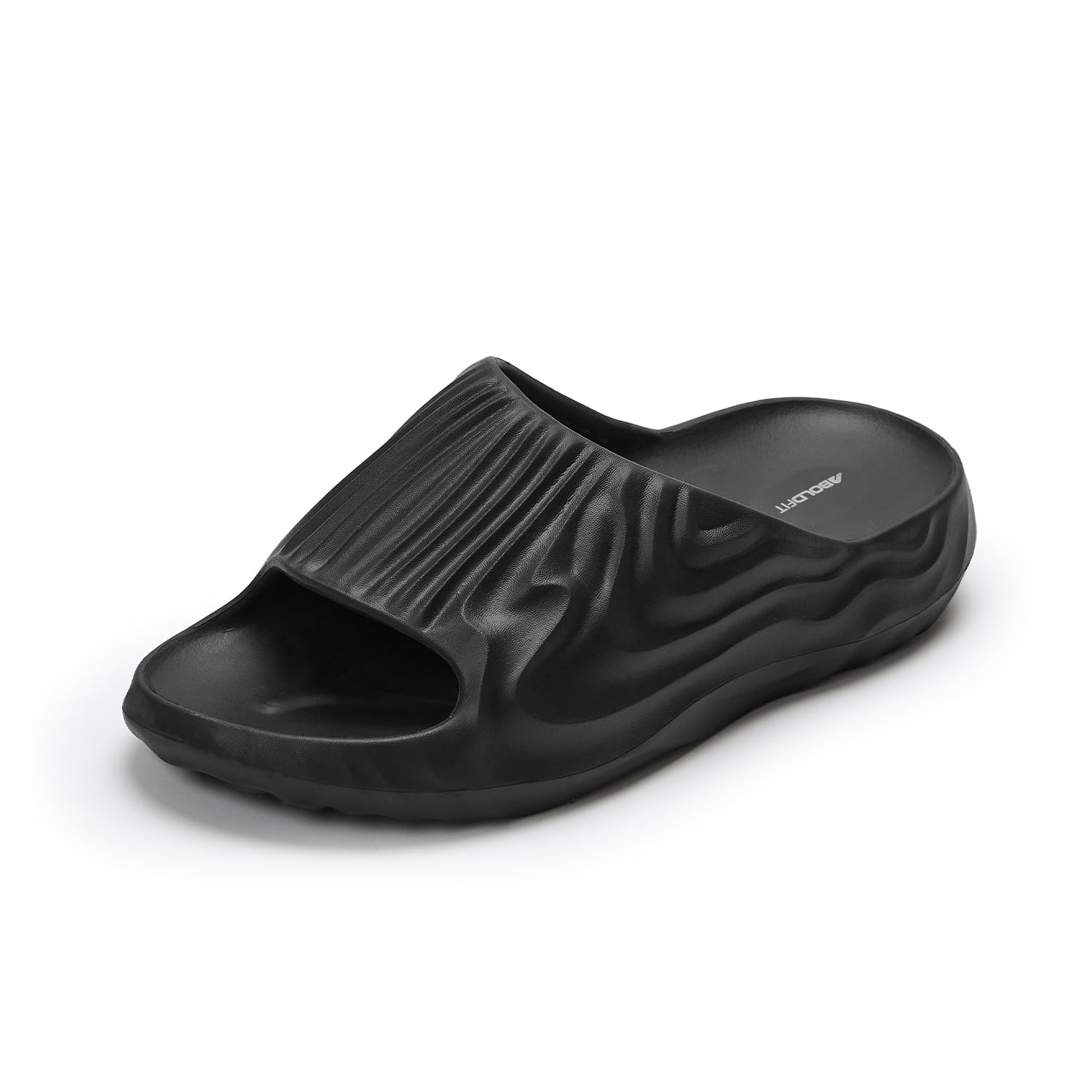 Boldfit Sliders for Man, Stylish PU Strap Slippers for Men,Cushioned Eva Footbed Flip Flops & Anti-Slip Chappal, Lightweight, Durable & Supportive Slider for Everyday Wear