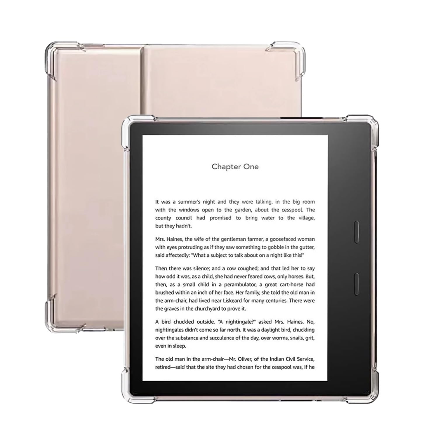 Zcooooool Case For 7″ All-New Kindle Oasis(10Th Gen,2019 Release&9Th Gen,2017 Release)Cover For Tablet Reinforced Corners Kindle Oasis Case,Transparent