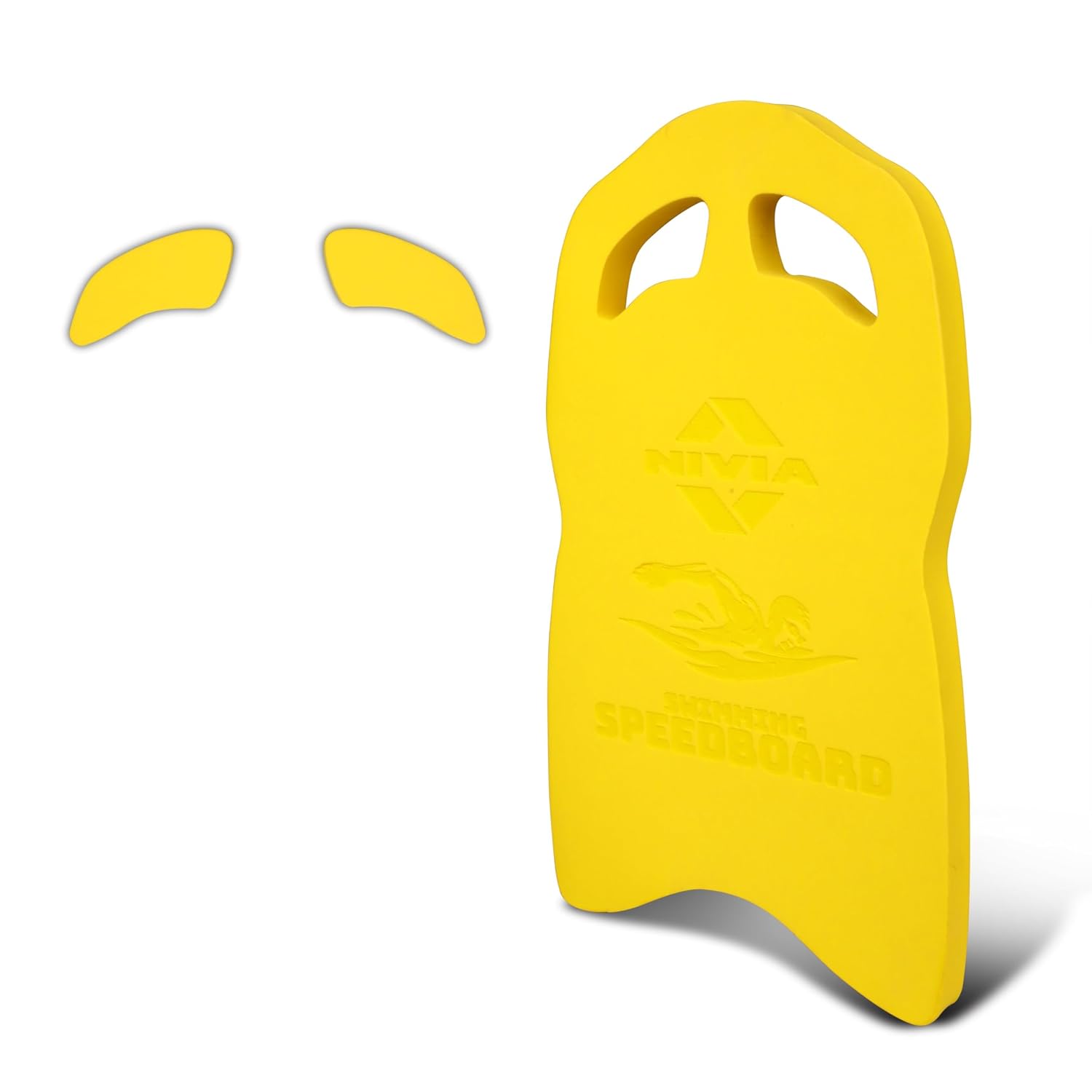 Nivia SpeedBoard for Swimming, Sports Swimming Floats for Adults-Kids, Kickboard for Beginners Training, Float Pad with All Holding Angles (Yellow)