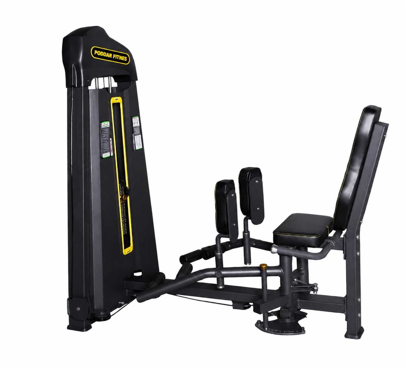 Adductor Machine, Heavy Duty Steel, Adjustable Seat, Weight Stack Included, for Home and Commercial Use