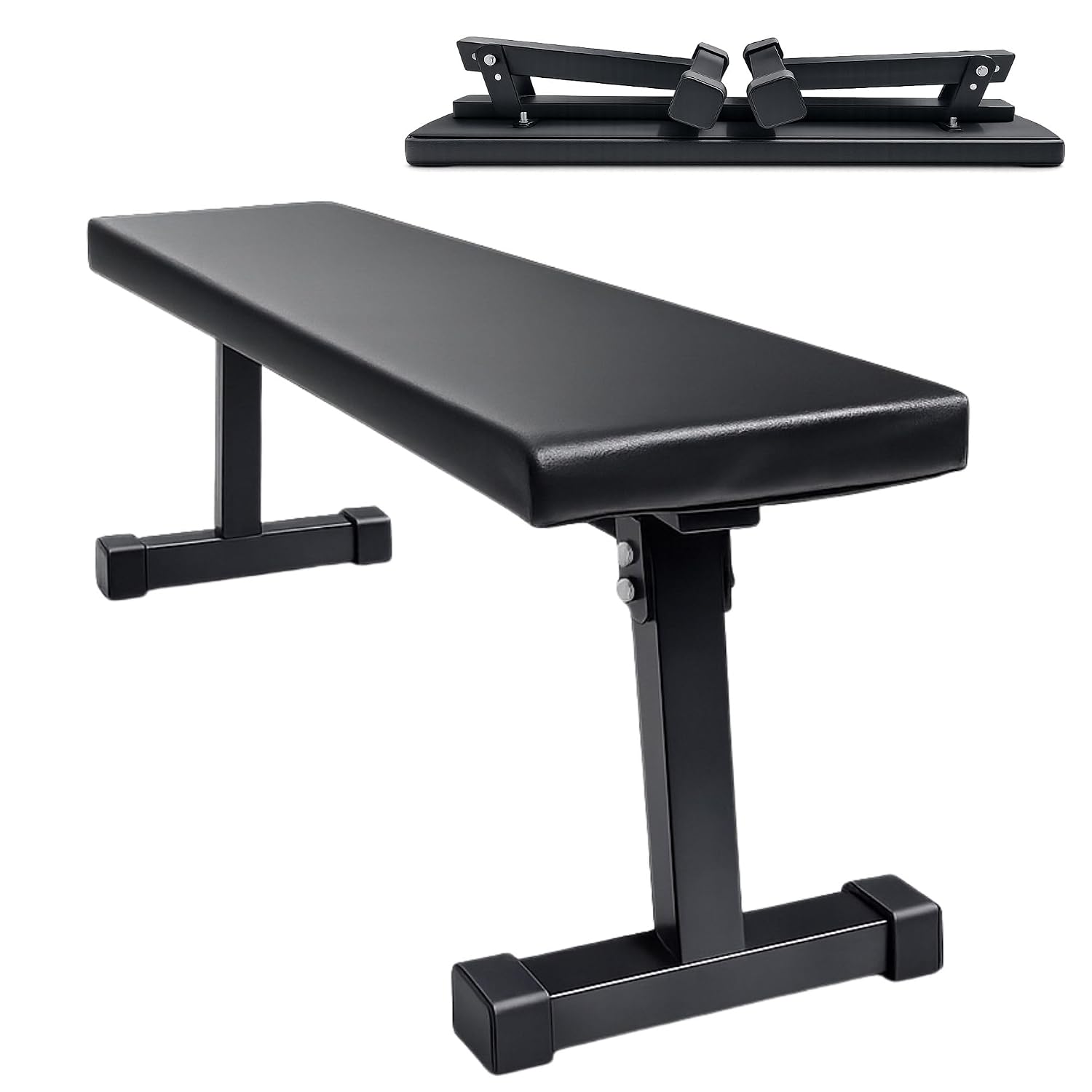 280 Kg Weight Capacity Flat Gym Bench Home Workout Multipurpose Exercise Bench Press Weight Strength Training Full Body Workout