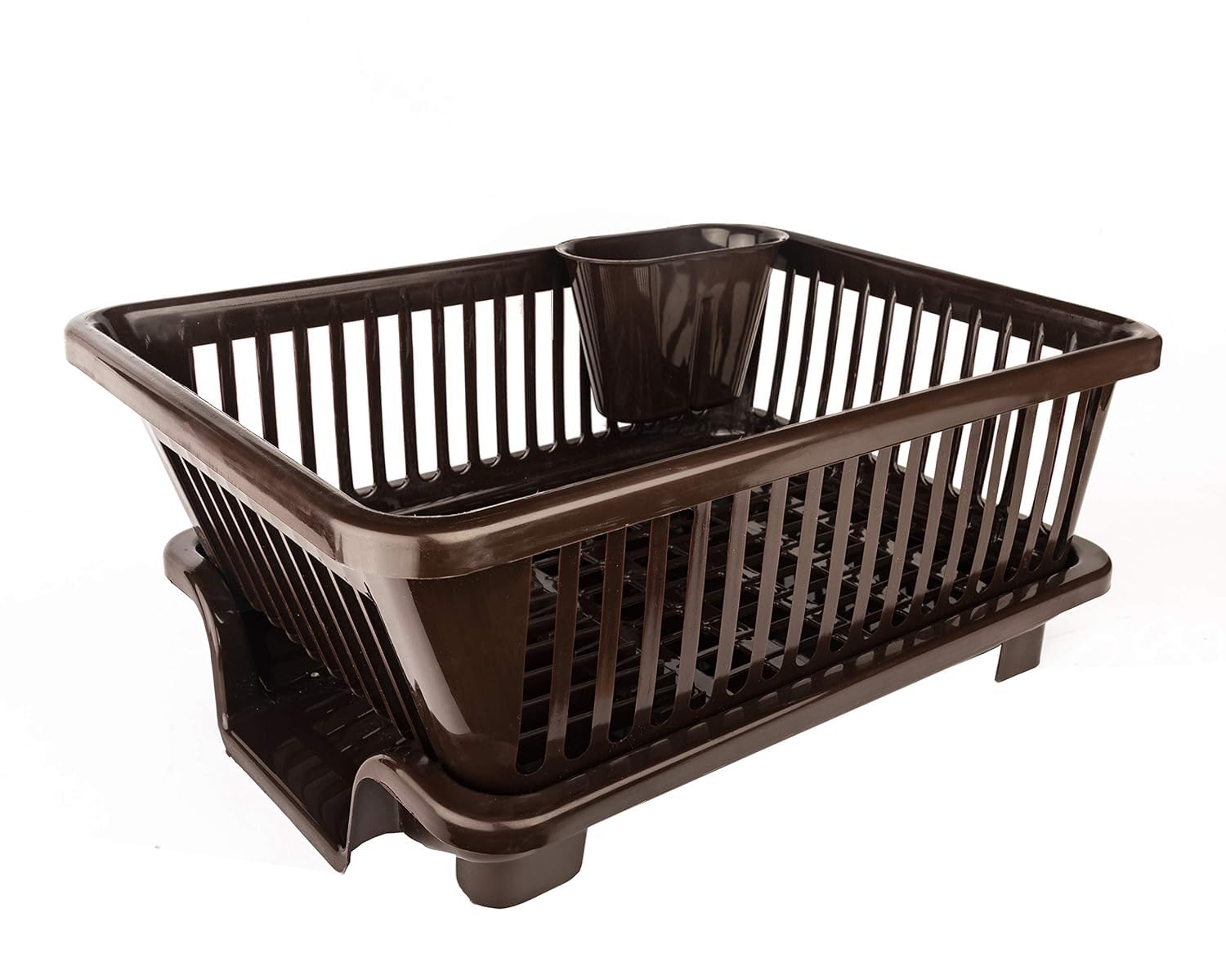 RADIANT Basket Drainer & Dish Drainer Basket for Kitchen/Utensil Stand for Kitchen/Dish Drying Rack with Drainer/Bartan Stand/Dish Rack for Kitchen (Plastic)