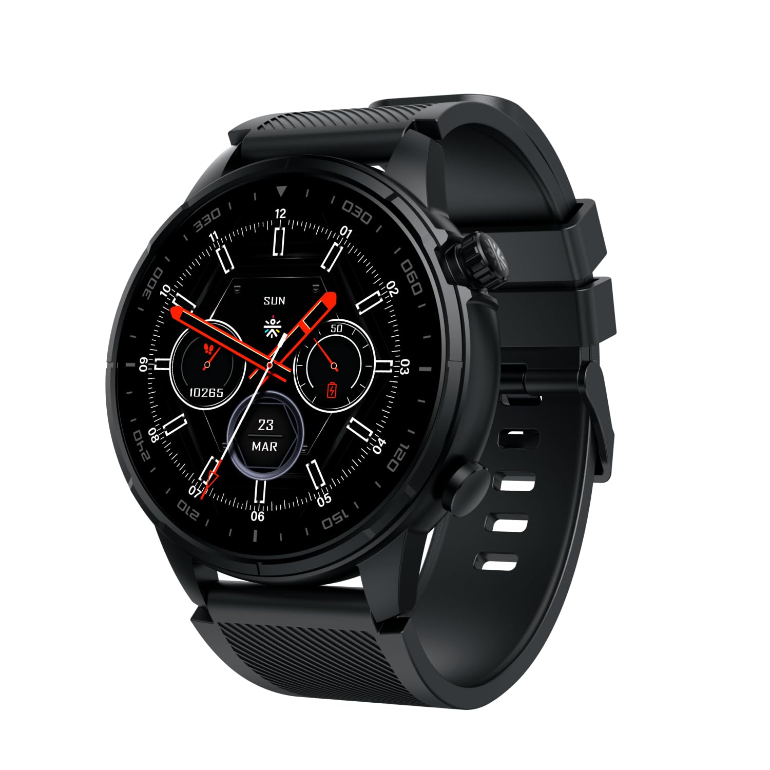 CULT Sprint Running smartwatch with Built-in Turbo Track GPS, Multi-GNSS, GLONASS, Galileo & Beidou, 1.43” AMOLED Display, Compass, Strava, Health Tracking, Bluetooth Calling