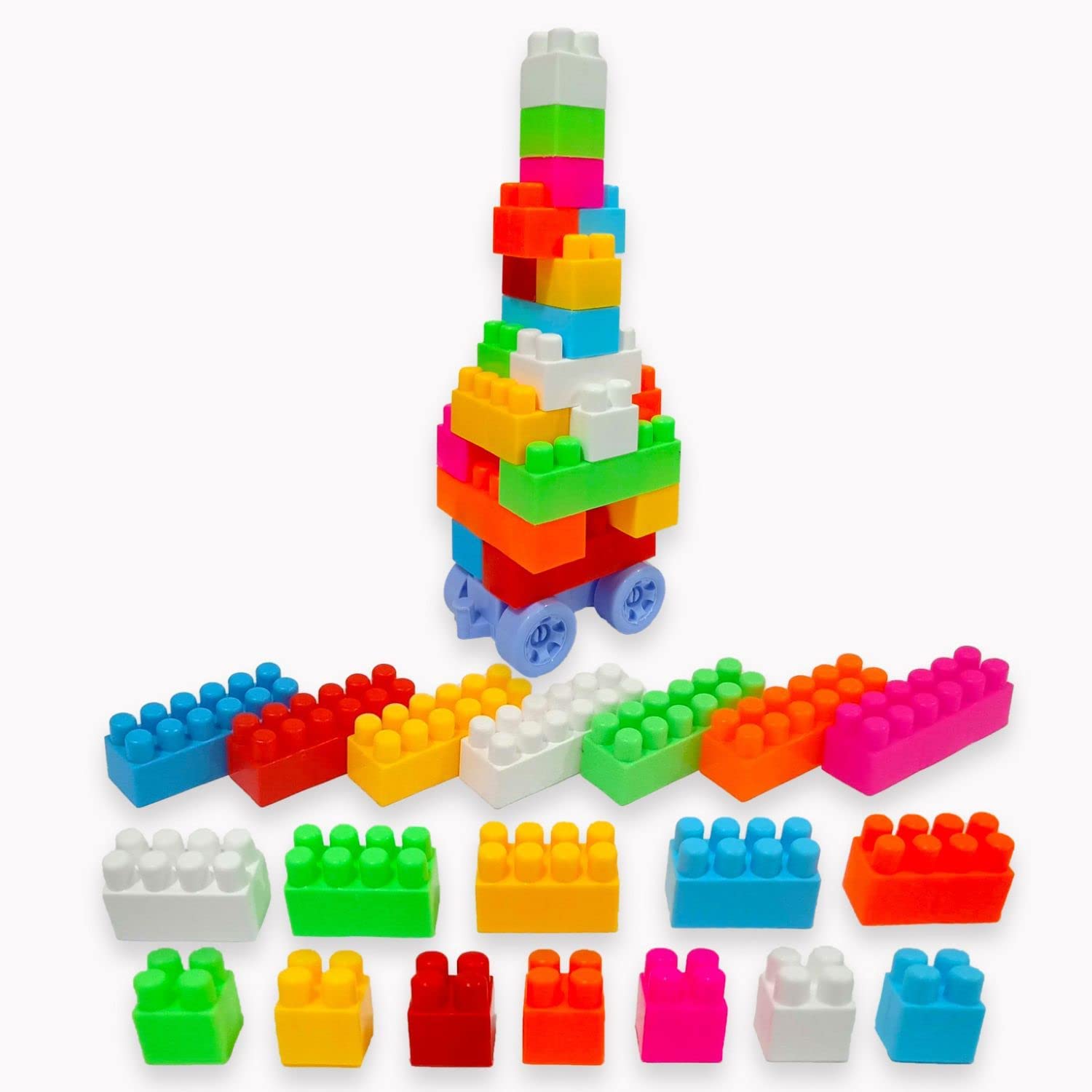 Humming Bird Building Blocks Toys for Kids Educatinal and Learning Puzzle Games for Kids Girls & Boys Preschool Children -110 Pcs Bag, Multicolor