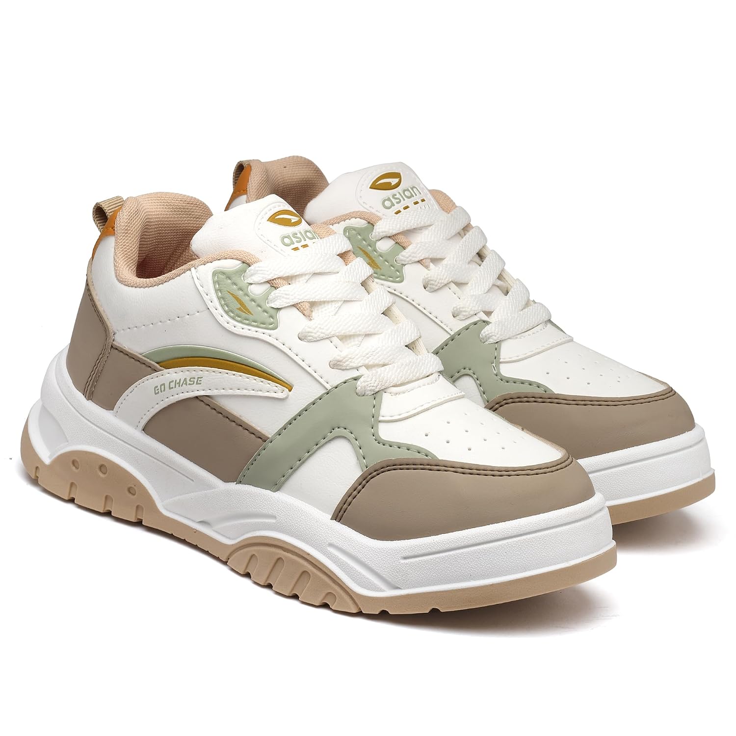 ASIAN Women NANCY-01 Sneakers and Casual wear Shoes with Laces, Lightweight and Comfortable Shoes for Parties, as Well as Gym and Sports for Women & Girls with Stylish Design
