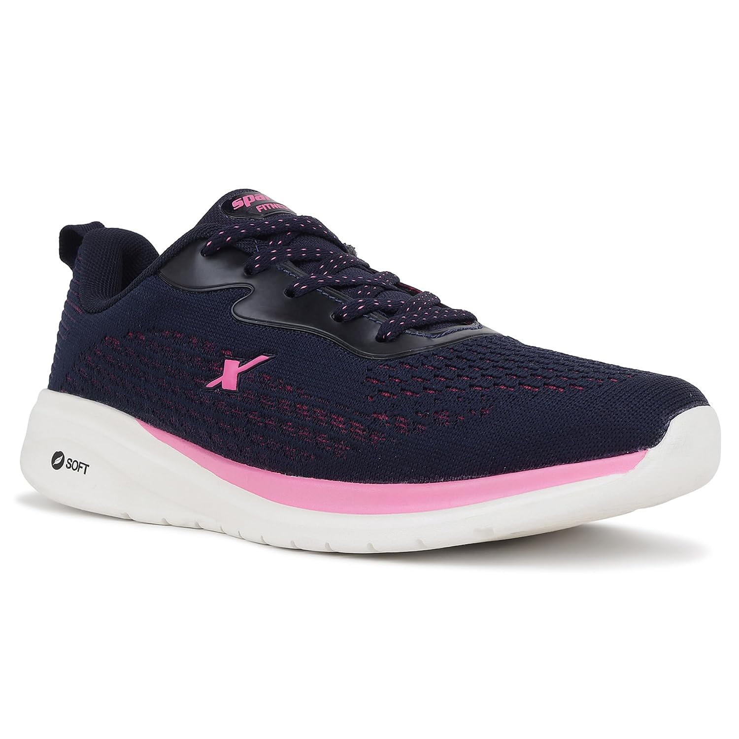 SPARX Sports Running Shoes for Women – Lightweight Breathable Lace-Up Athletic Shoes with Cushioned Comfort, Shock Absorption, Durable Grip, Flexible Sole & Everyday Walking Performance