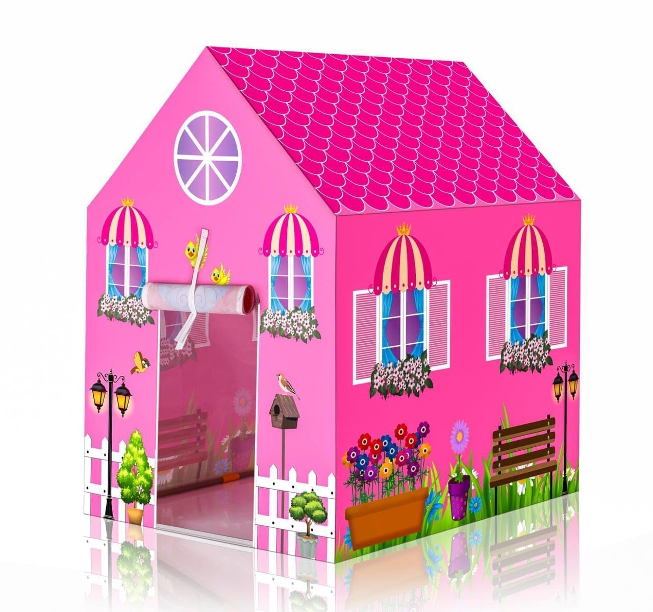 Colorful Lightweight Children Play Tent House for Kids Age 3-10 Years | Foldable Indoor & Outdoor Kids Tent House | Doll Play Tent for Boys & Girls | Toy Playhouse for Home & Garden