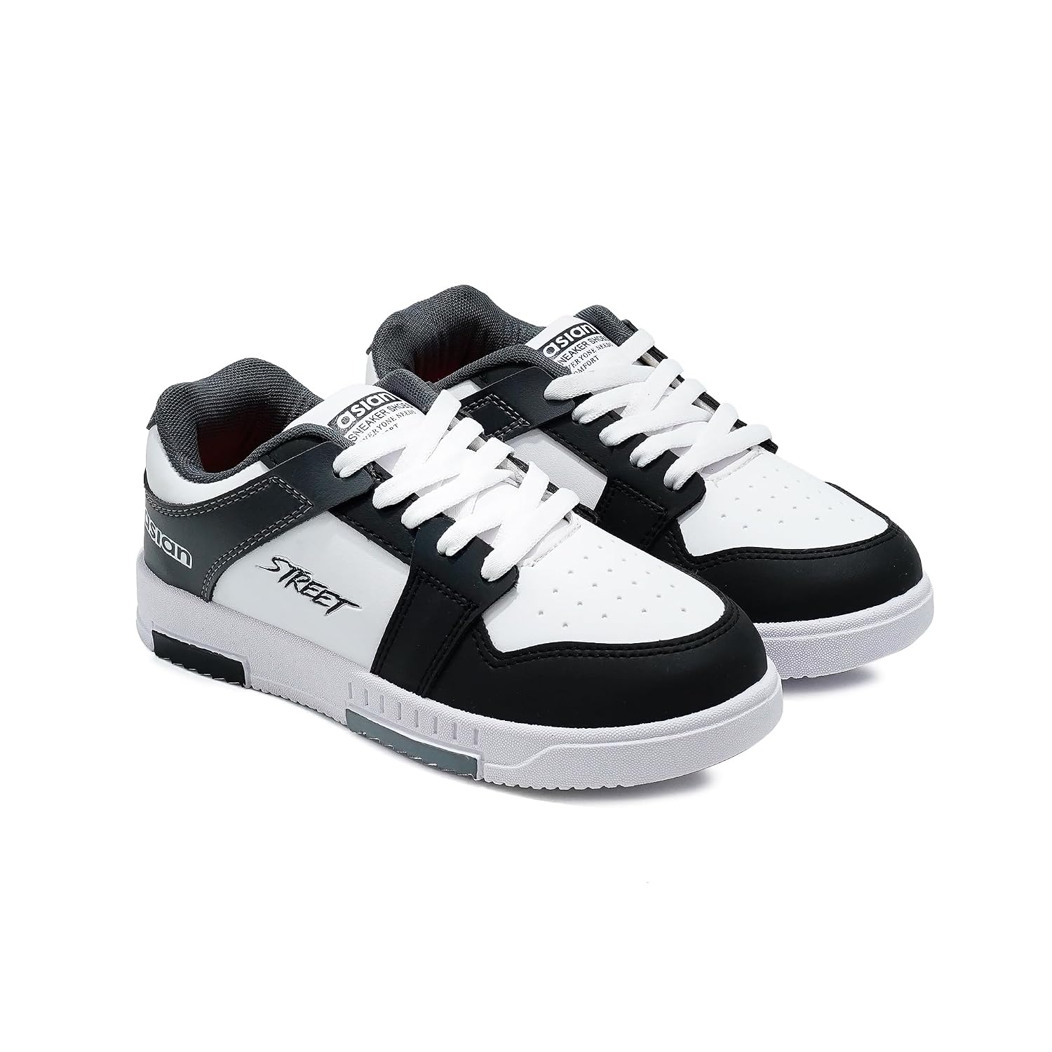 ASIAN Boy’s Tarzan-04 Kids Casual White Sneaker with Lightweight Synthetic Upper Lace-Up Shoes for Kid’s & Boy’s