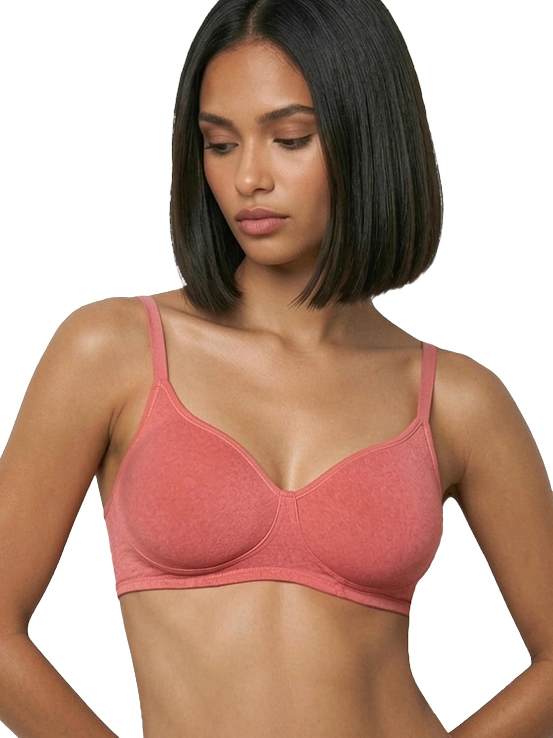 Enamor Innovations Fabcool Encircled Side Support Shaper, Non Padded, Wirefree, High Coverage, Women’s Cotton Everyday Bra – A042 (Available in Plus Sizes)