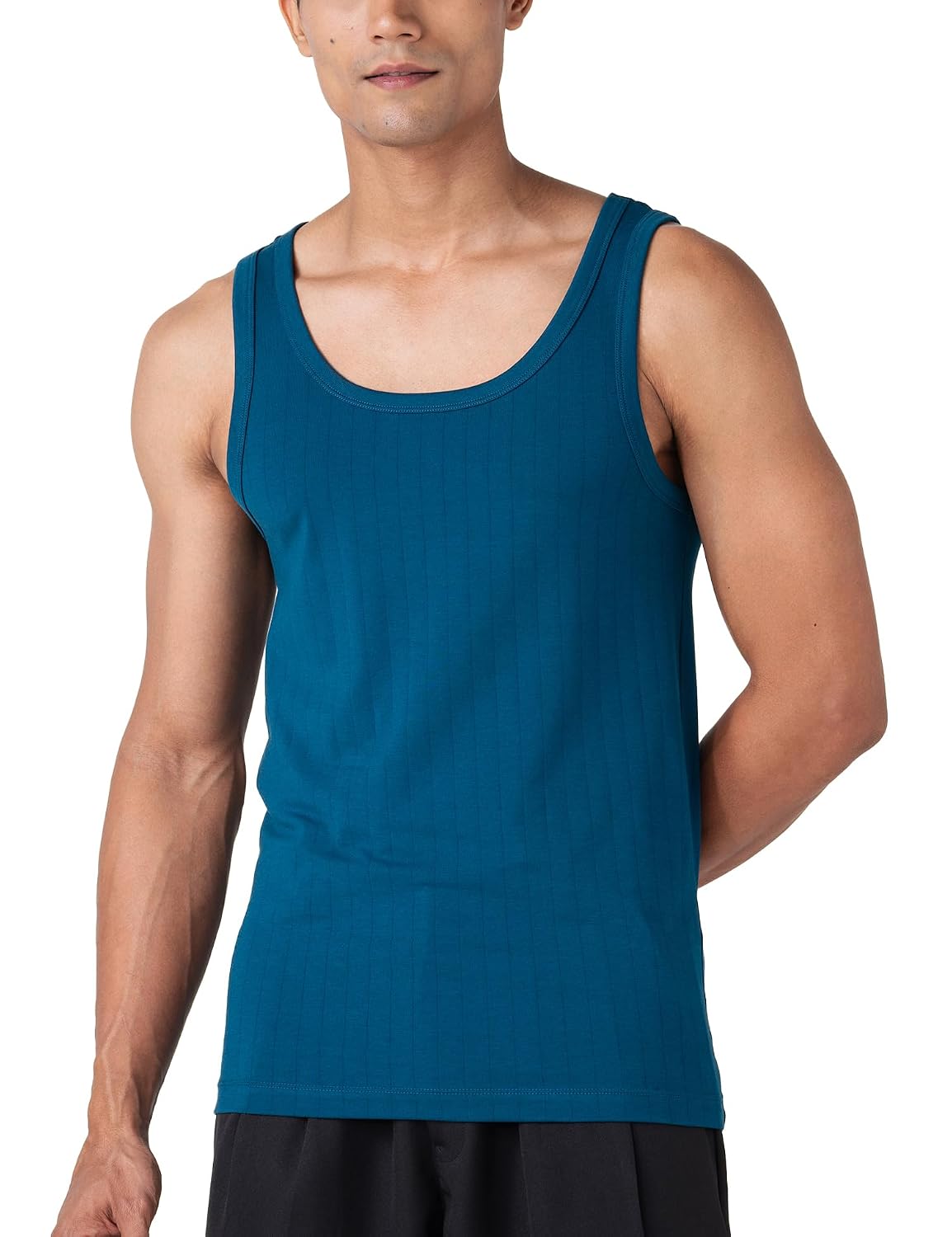 DAMENSCH Anti-Bacterial Anti Odour Soft Pinstripe Cotton Vest