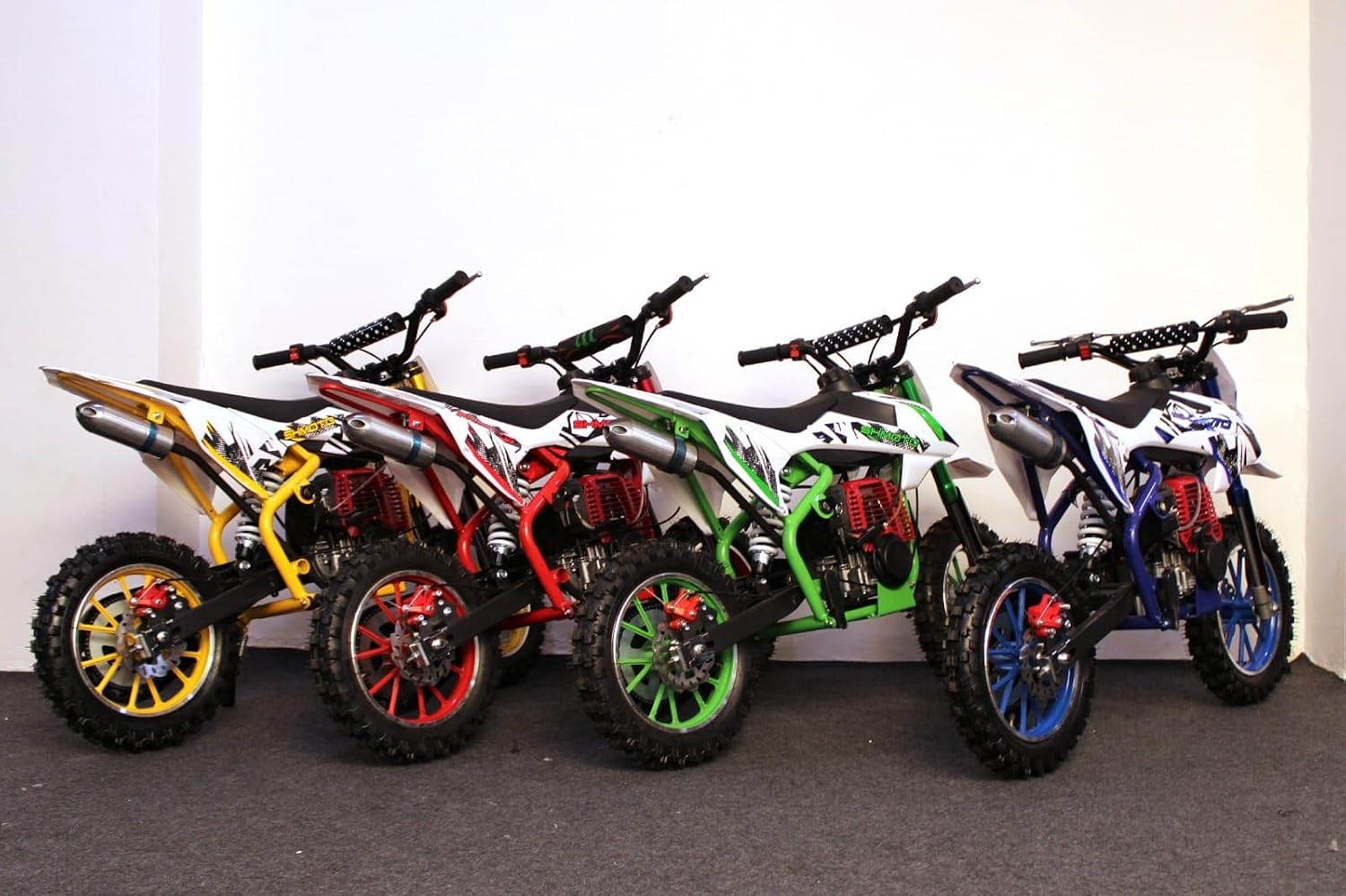 Gigaglitz Kids 50cc 4 Stroke Engine Dirt Bike, Multi