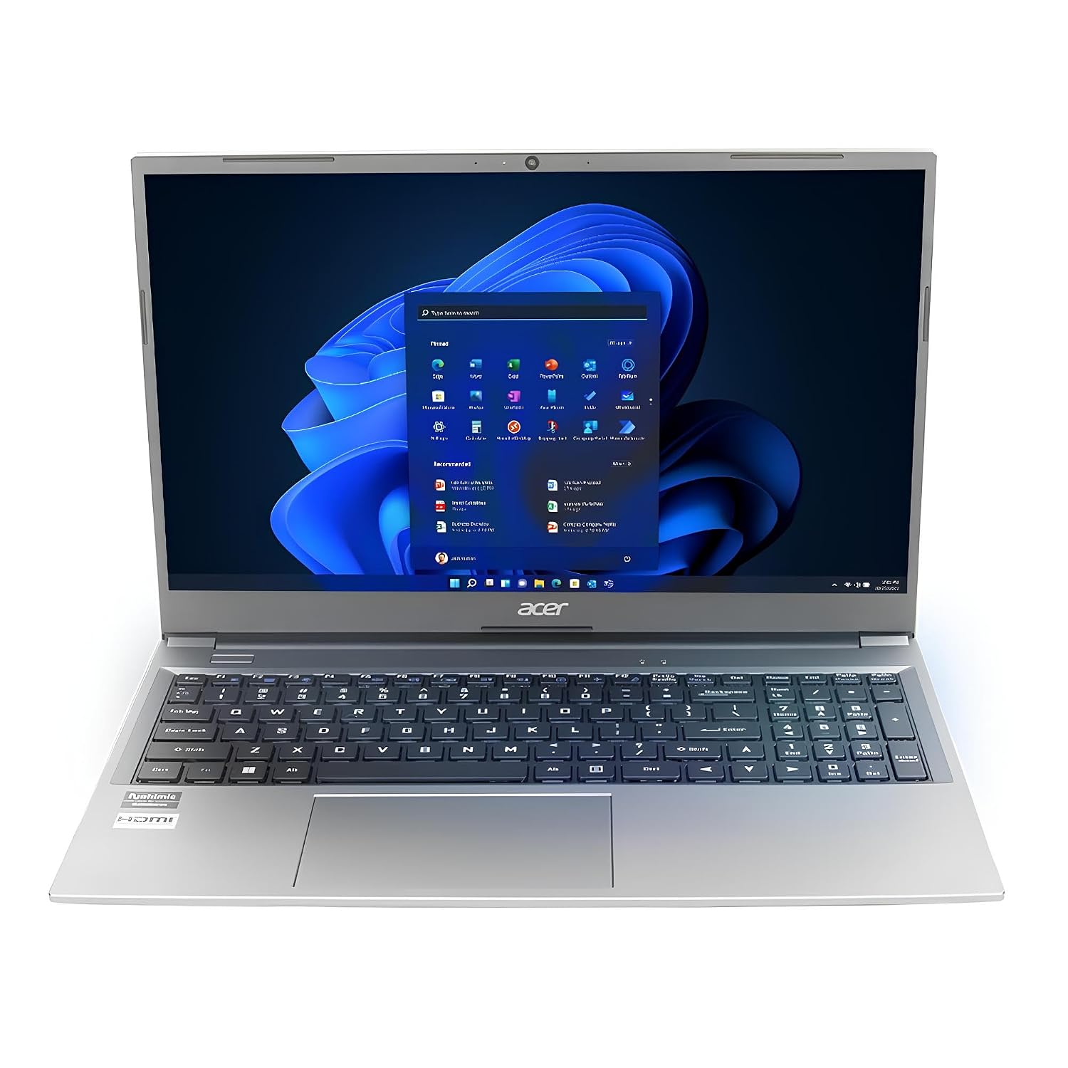 Acer Aspire Lite (2026) AMD Ryzen 3 Quad Core 5300U – (8 GB/512 GB SSD/AMD Radeon Graphics/Windows 11 Home) AL15-41 Thin and Light Laptop (15.6 Inch FHD IPS, Steel Grey, 1.5 Kg/MS Office 2024