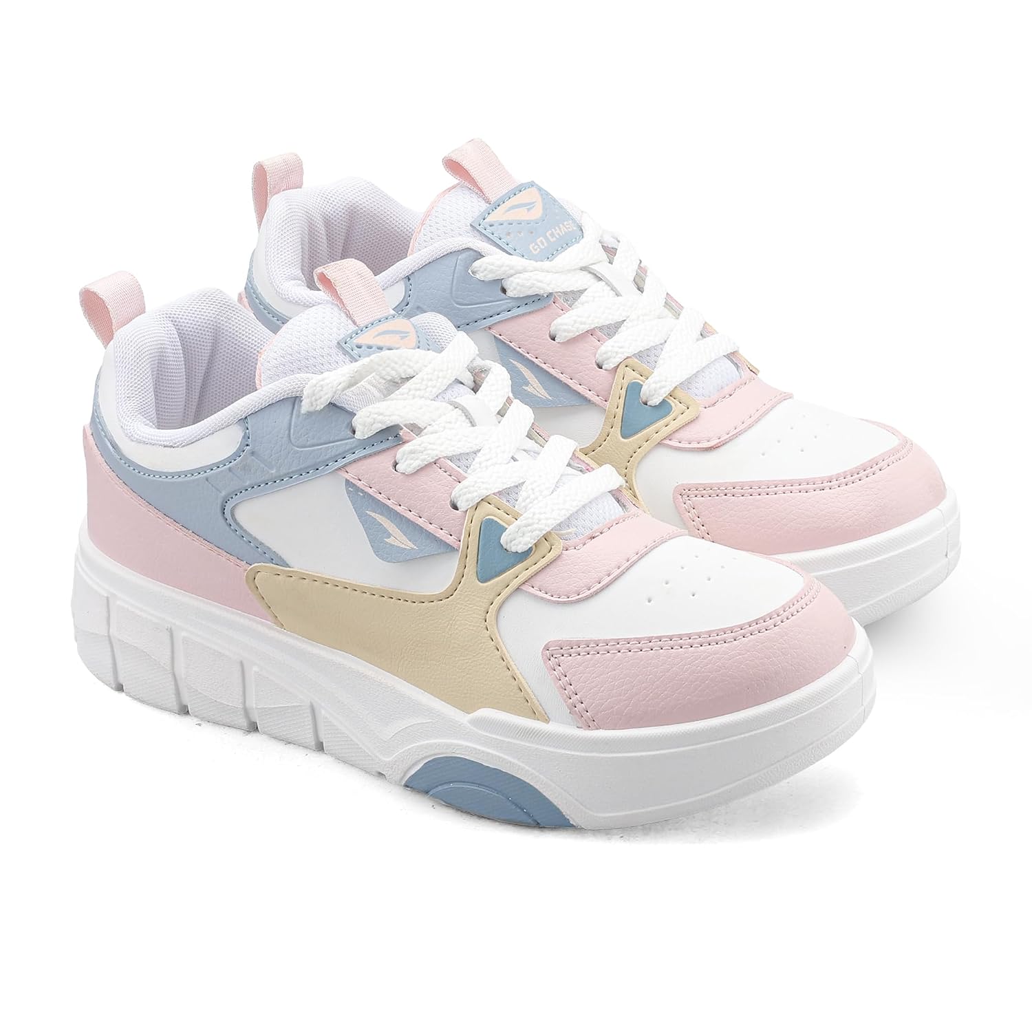 ASIAN Nova-01 Sneakers for Women & Girls | Colorblocked Sneakers with Chunky Sole, Stylish Design Shoes