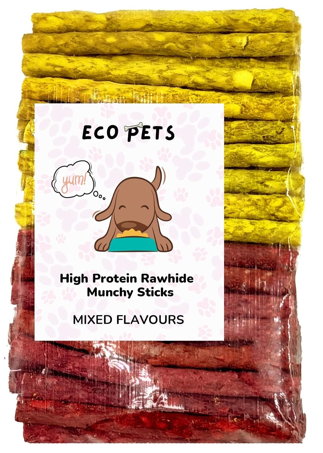 Rawhide Chew Sticks for Dog Small – Adult Dog Chew Stick Munchy Stick Real Mix Flavors Dogs Snacks, Treats for Puppy, ProteinTraining Chew (1.8 Kilogram)